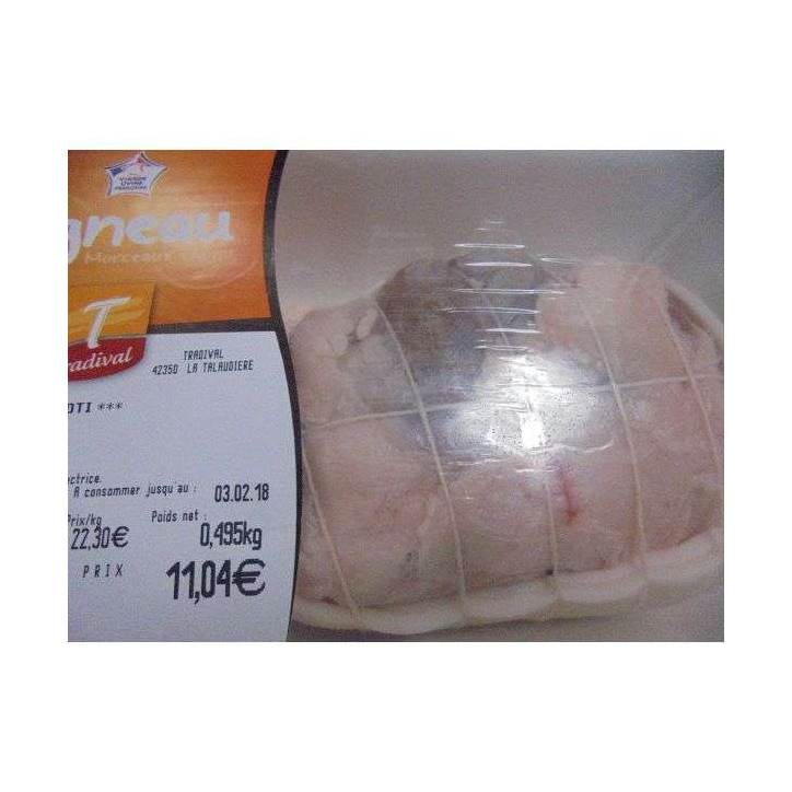 ROTI D AGNEAU 500 GR ENV
