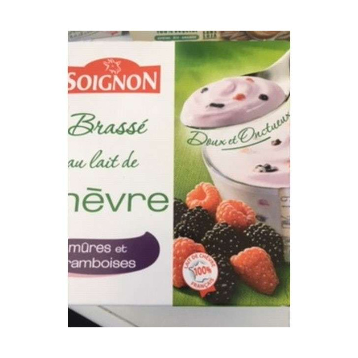 YAOURT MURE FRAMBOISE CHEVRE 500 GR