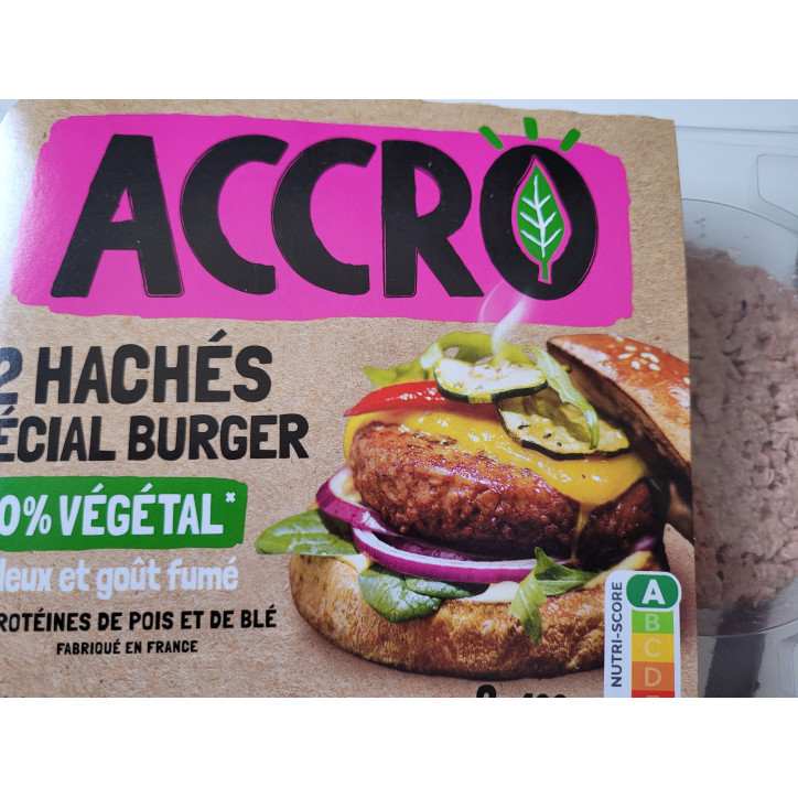2 HACHES SPECIAL BURGER VEGETAL 200G