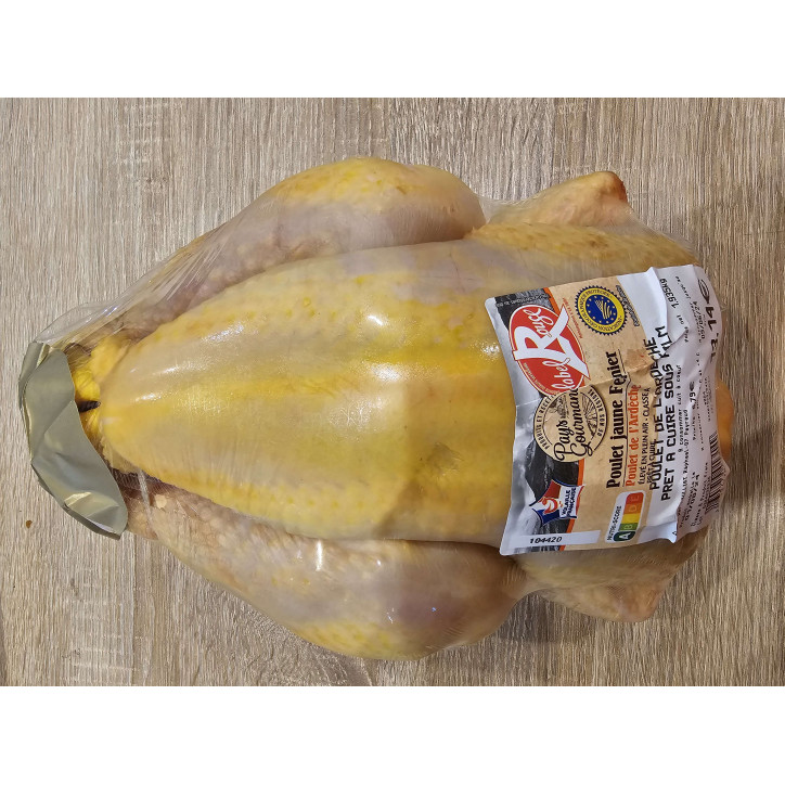 POULET JAUNE FERMIER  1.2 KG ENV