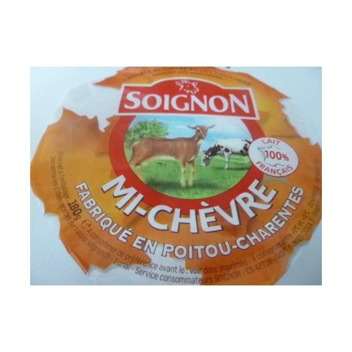 SOIGNON MI CHEVRE  180 GR