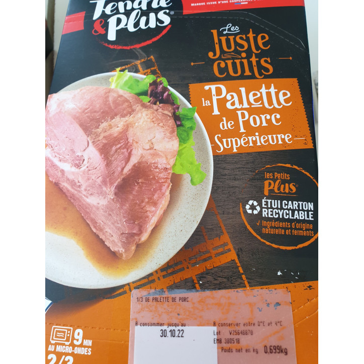 PALETTE PORC SUPERIEURE 700G ENV
