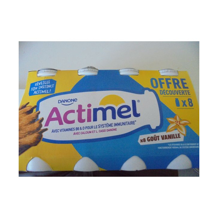 ACTIMEL VANILLE X 8 