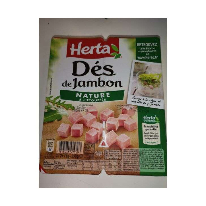 DES DE JAMBON HERTA 150 GRS 