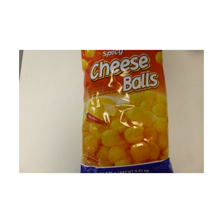 SPICY CHEESE BALLS 125GRS 