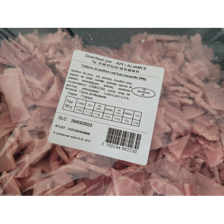 TIMBRES JAMBON CUIT 800G
