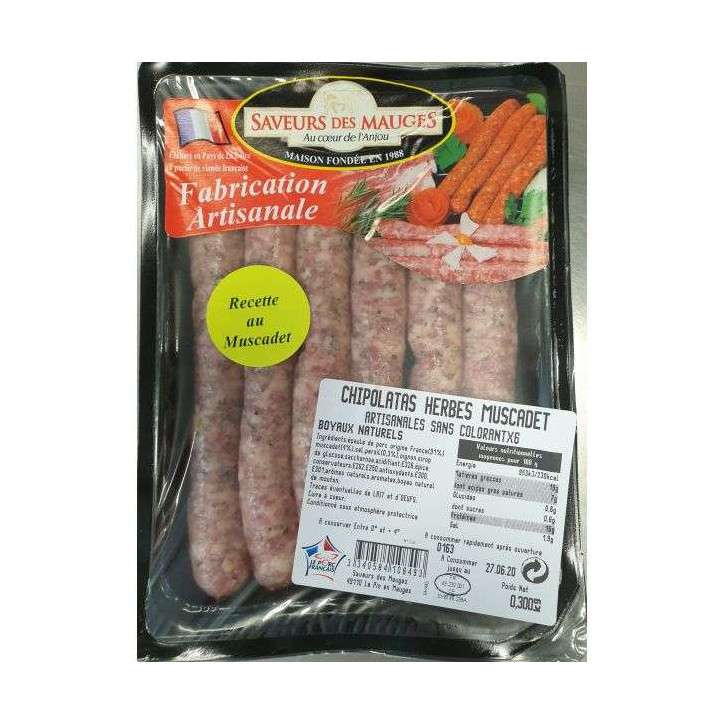 CHIPOLATAS HERBES 300GRS