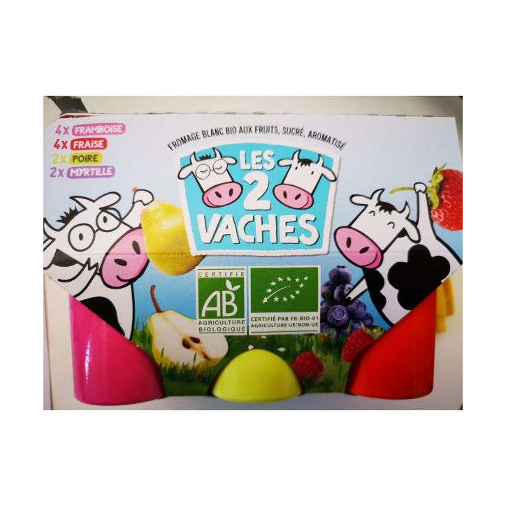 LES 2 VACHES MULTIFRUITS 600GRS