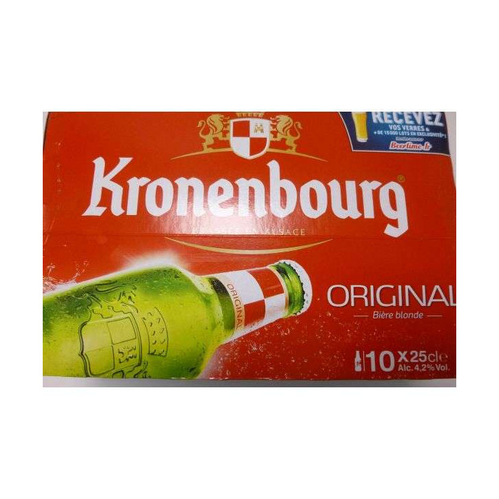 KRONENBOURG 10 X 25 CL