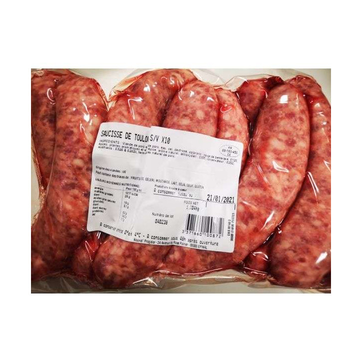 SAUCISSE TOULOUSE 1.5 KG ENV