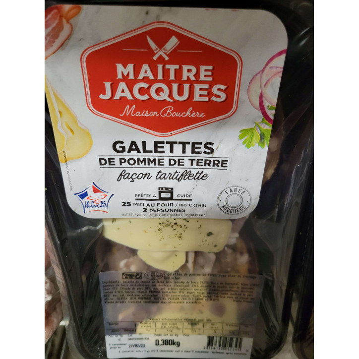GALETTES PDT TARTIFLETTE 380G