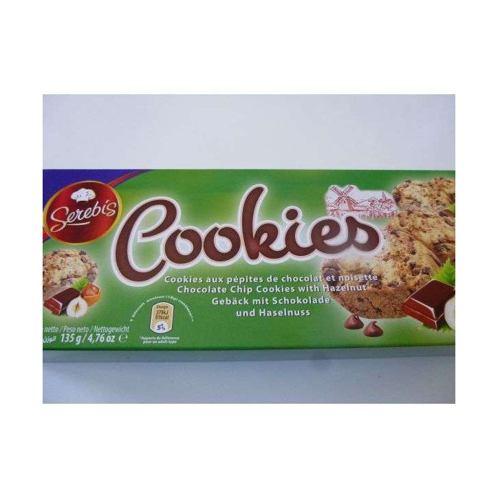 COOKIES CHOCOLAT 135 GR