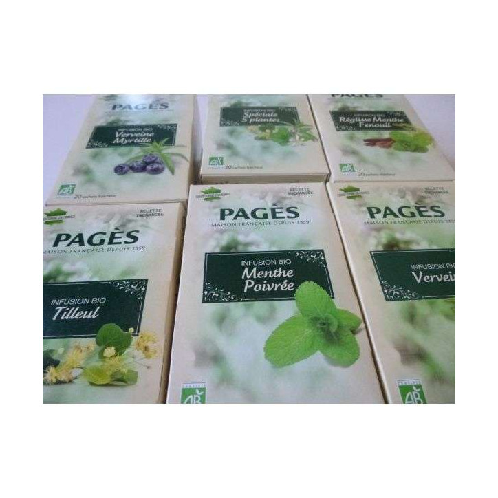 INFUSION  AU CHOIX  20 SACHETS
