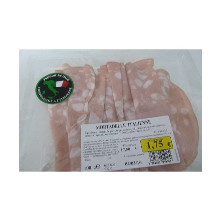 MORTADELLE ITALIENNE 100 GR
