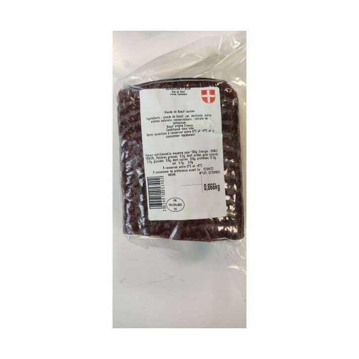 VIANDE DE BOEUF SECHE 900 GR ENV 