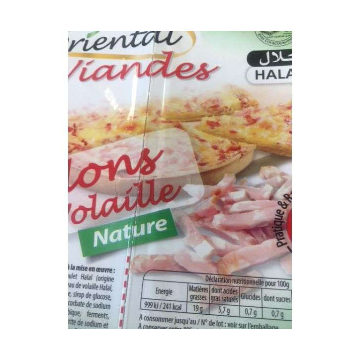 LARDONS  DE VOLAILLE 200 GR