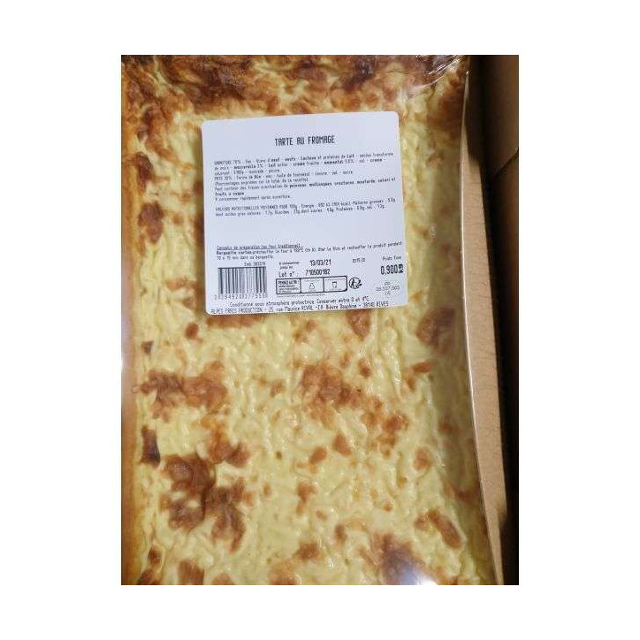 TARTE AU FROMAGE 900 GR