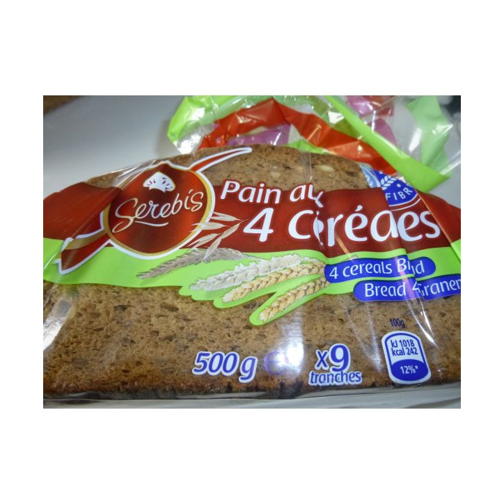 PAIN AUX 4 CEREALES 500GR