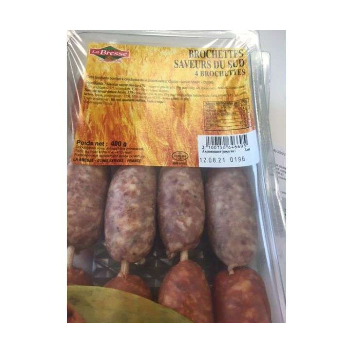 BROCHETTE DU SUD 400 GR