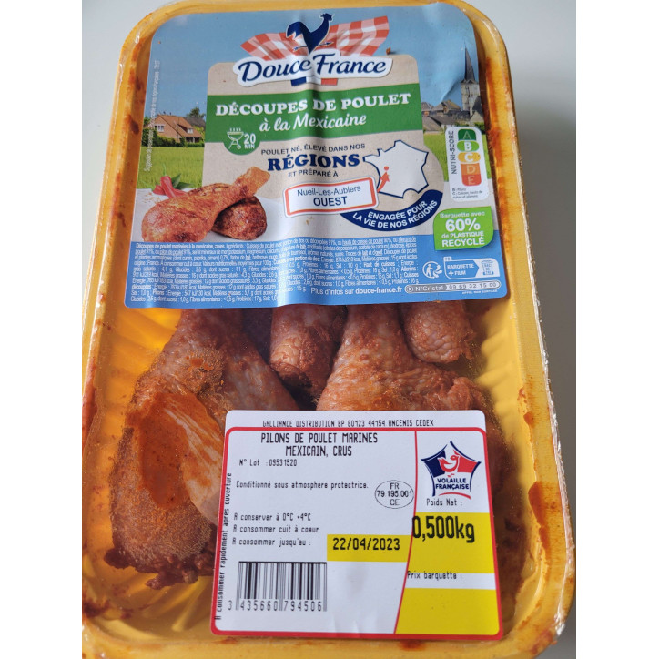 PILON POULET MEXICAIN 500G