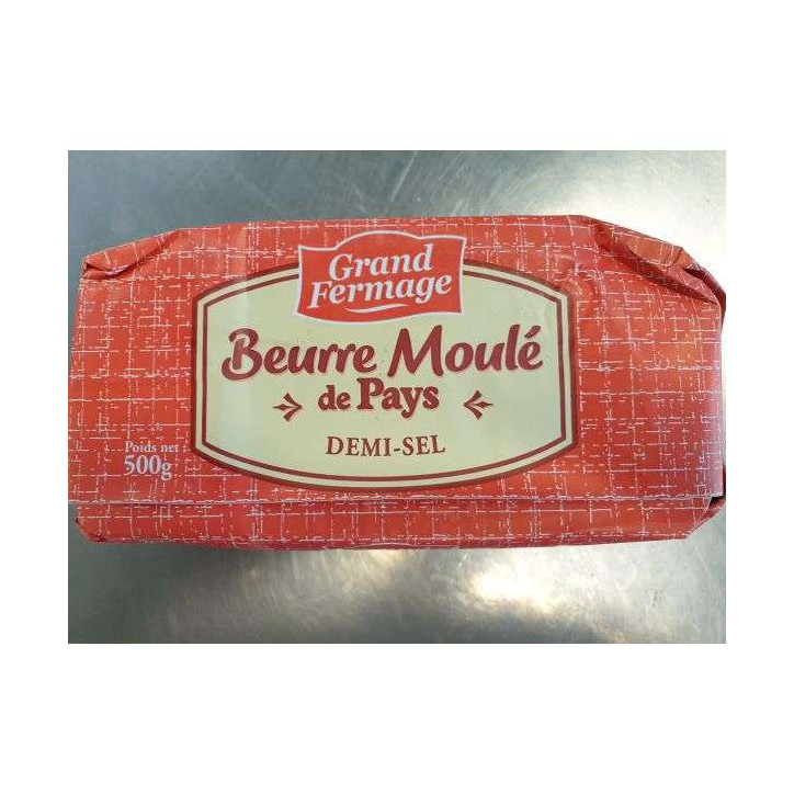 BEURRE MOULE DEMI-SEL 500G