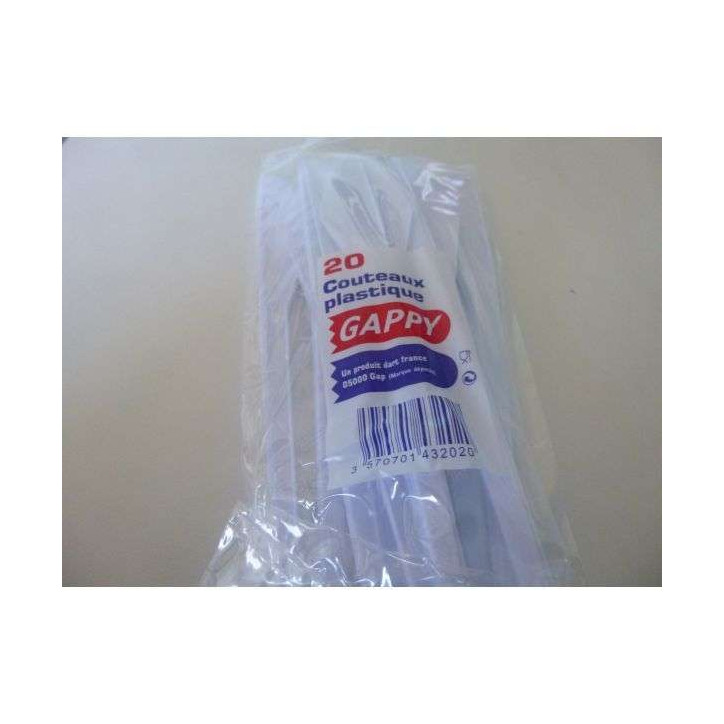 COUTEAUX PLASTIQUE X 20