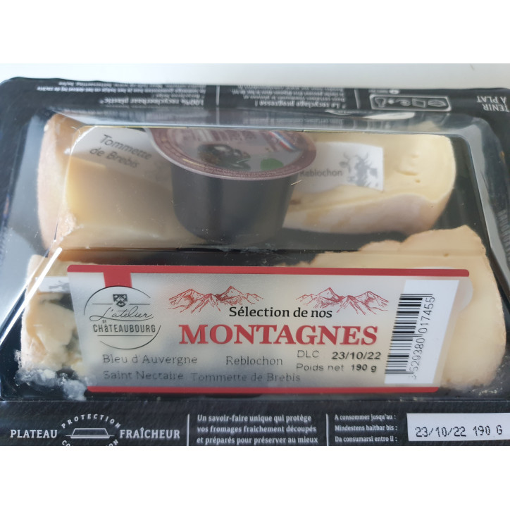 PLATEAU FROMAGE 190G
