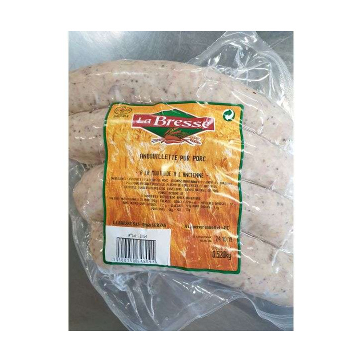ANDOUILLETTE MOUTARDE 520G