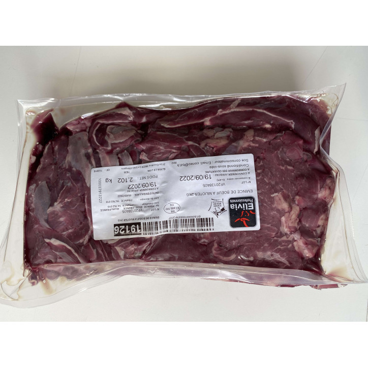 EMINCE DE BOEUF A MIJOTER 2KG ENV