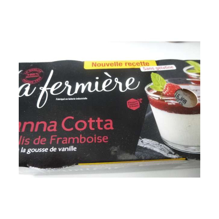 PANNA COTTA FRAMBOISE 240G