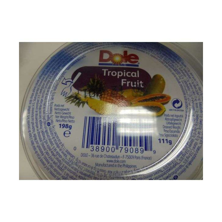DOLE  TROPICAL FRUIT 198 GR