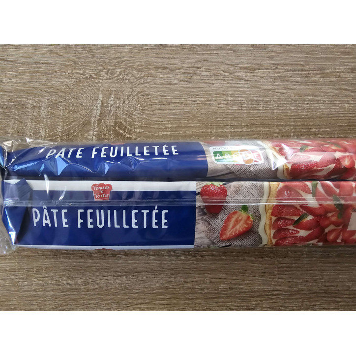 LOT DE 2 PATE FEUILLETES 460G