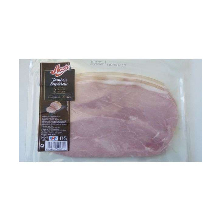 JAMBON SUP AVEC COUENNE 2 TR 130G