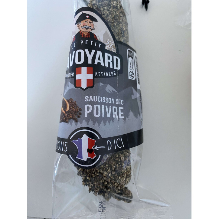 SAUCISSON SEC POIVRE 200G