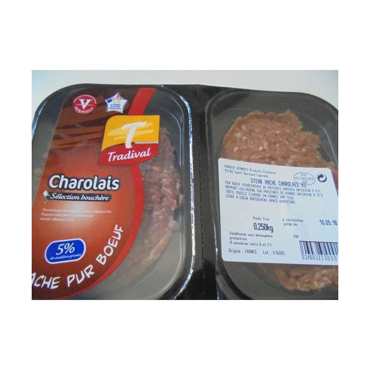 STEACK CHAROLAIS X 2 250 GR