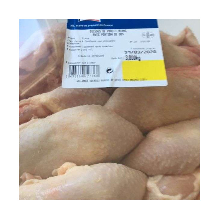 CUISSE ET DOS POULET 1KG