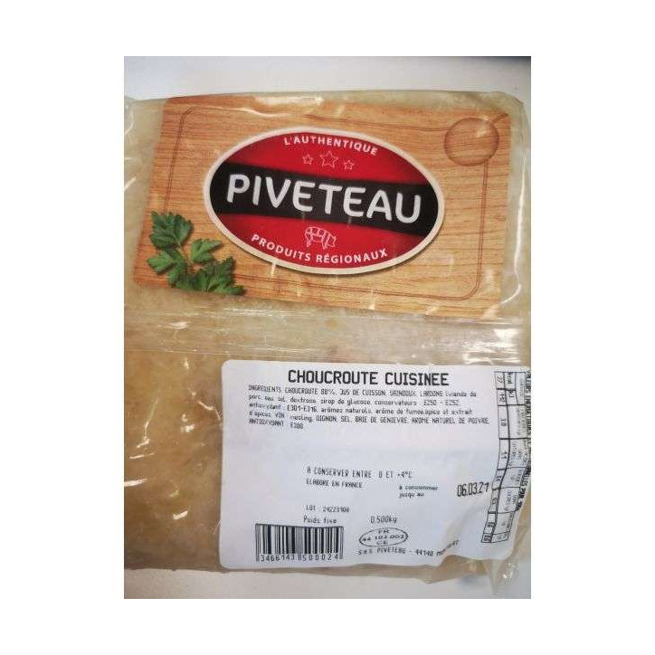 CHOUCROUTE CUISINÉE 500 GRS