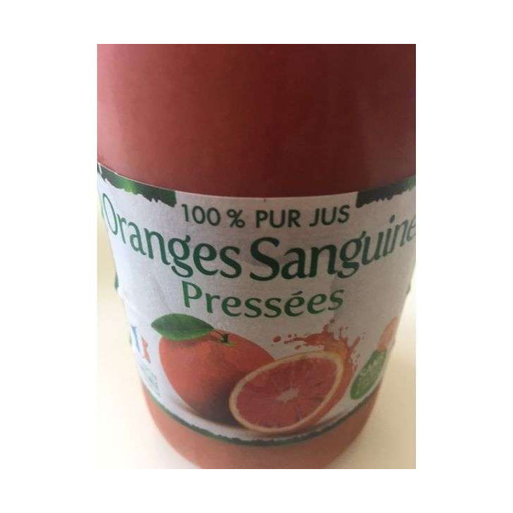  JUS D ORANGES  SANGUINES 1 L