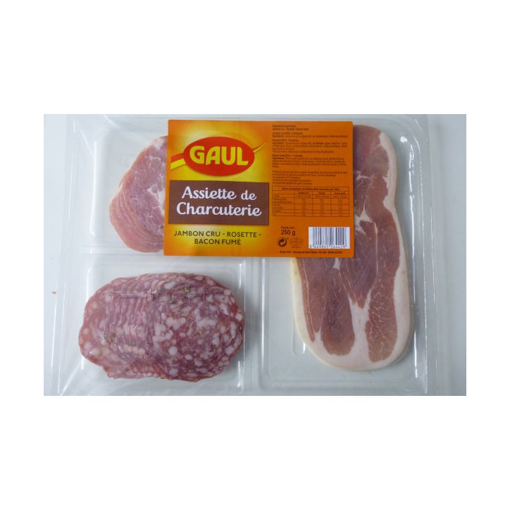 ASSORTIMENT CHARCUTERIE 250 GRS 