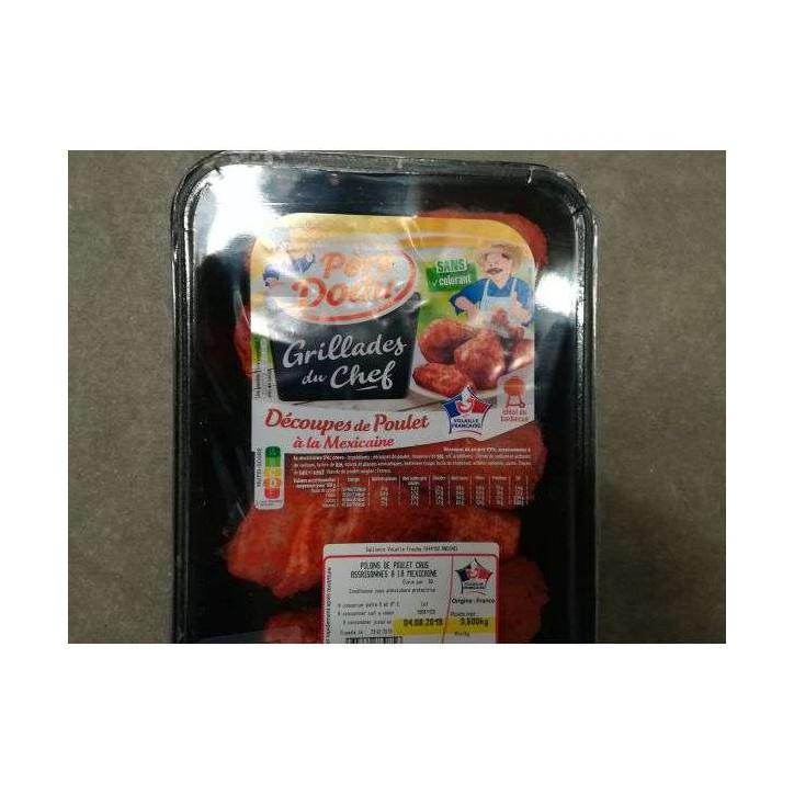 CUISSE DOS POULET BBQ 1KG