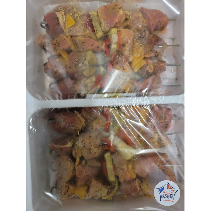 BROCHETTES PORC THYM CITRON 3KG ENV