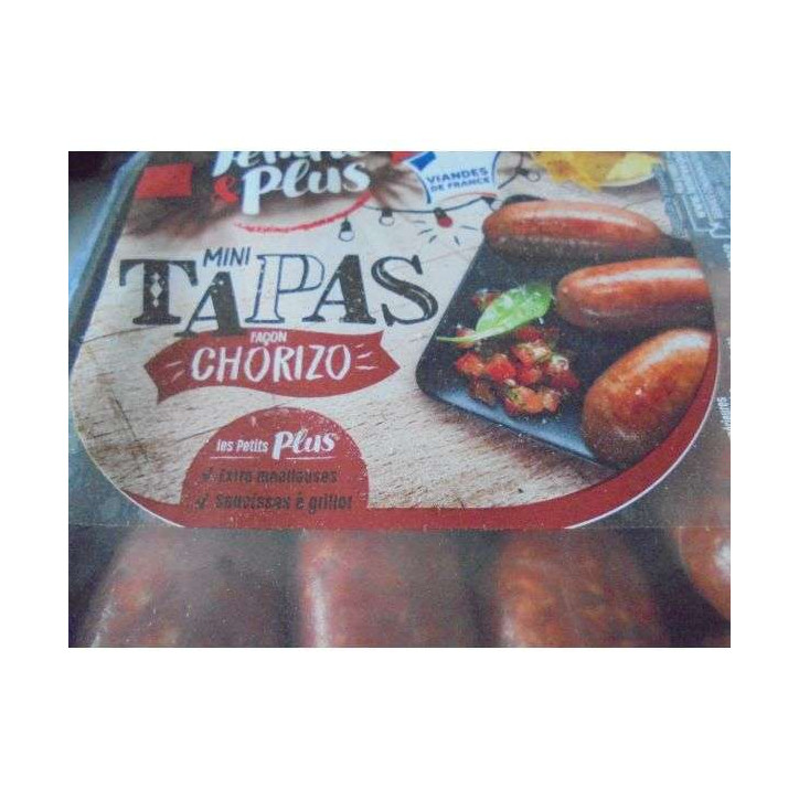 MINI TAPAS DE CHORIZO 320 GR