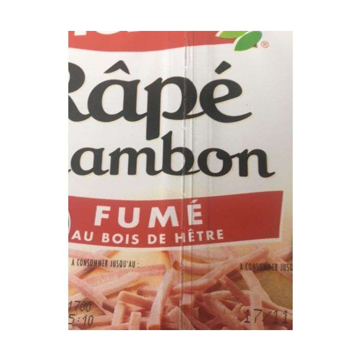 RAPE DE JAMBON FUME 2 X 75 GR