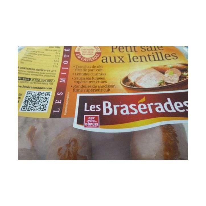 PETIT SALE AUX LENTILLES 800 GR