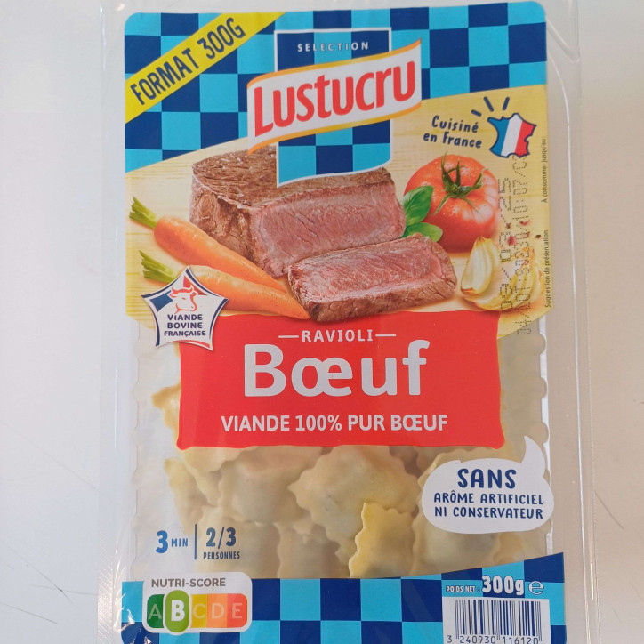 RAVIOLI BOEUF 300 GR