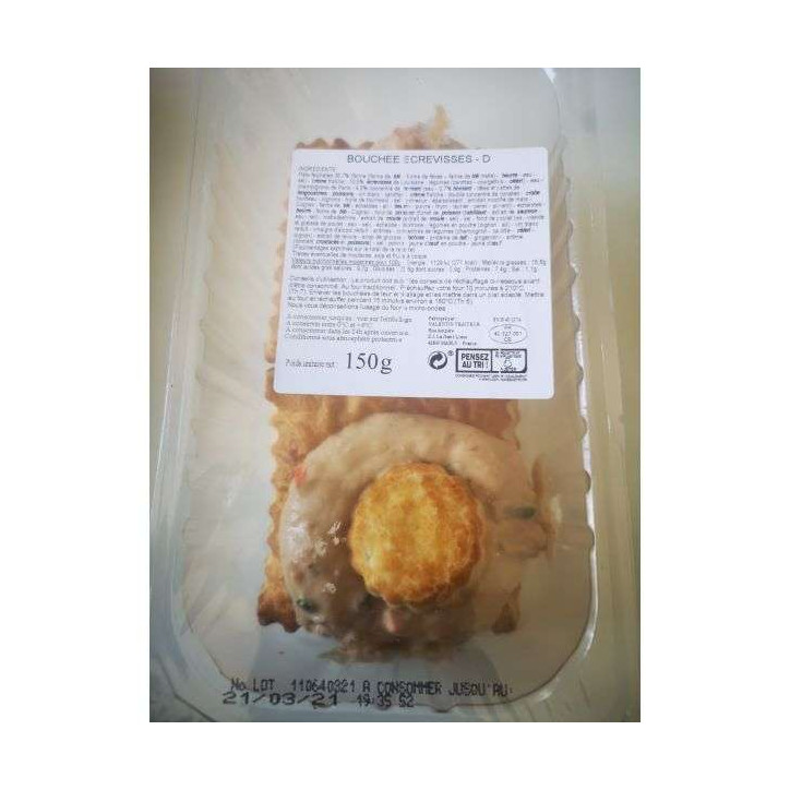 BOUCHEE ECREVISSES 300GRS