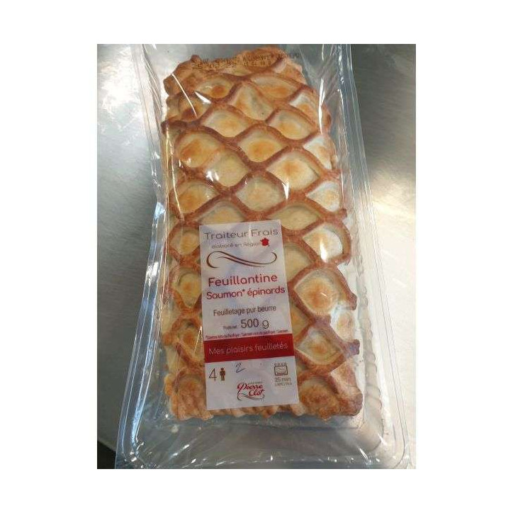 FEUILLANTINE SAUMON EPINARD 500G