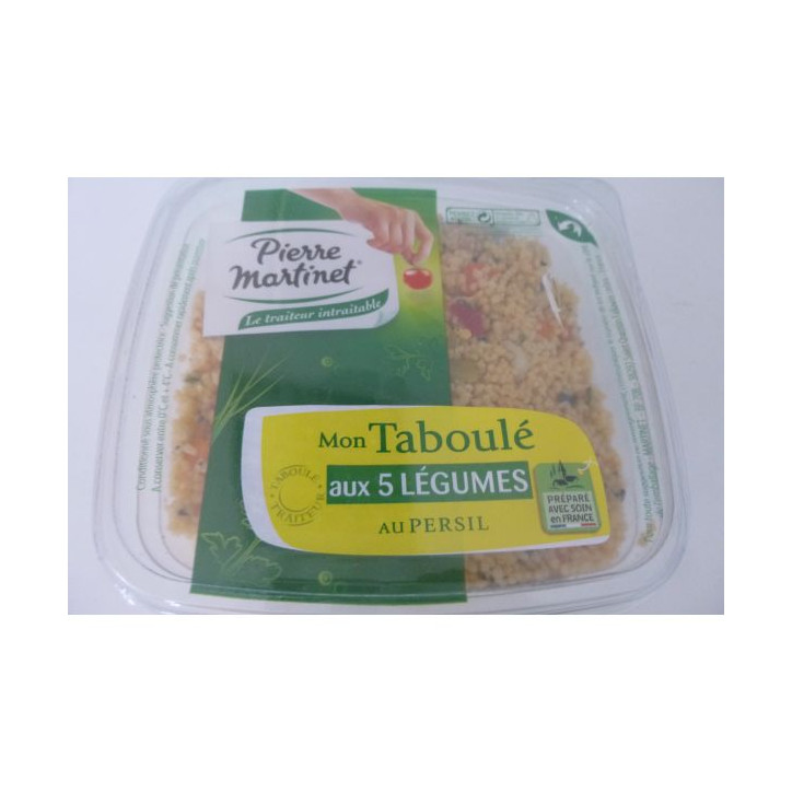 TABOULÉ AUX 5 LEGUMES 300GRS