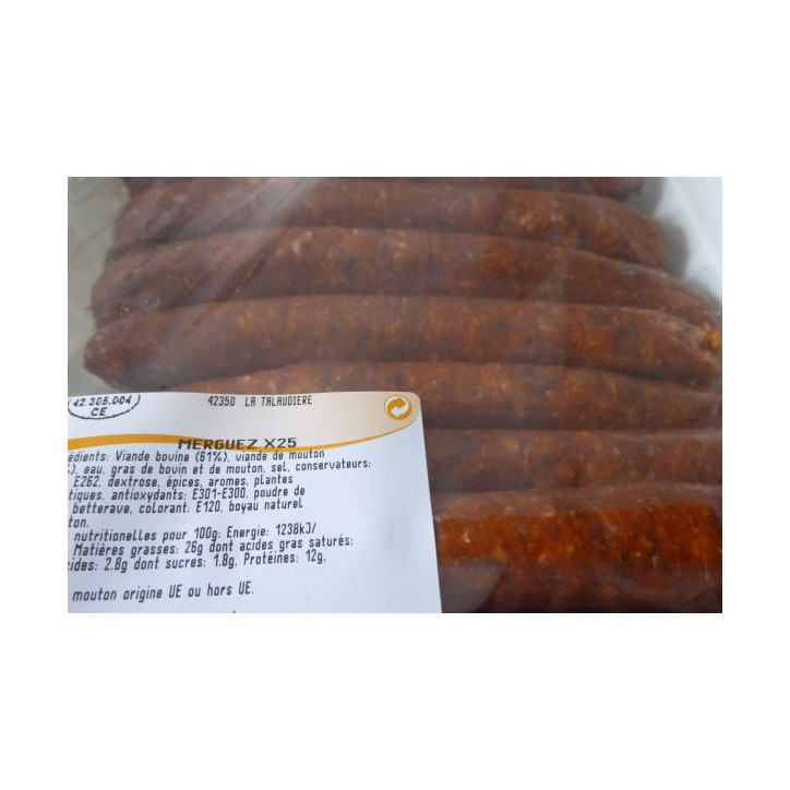 MERGUEZ 1.5 KG ENV