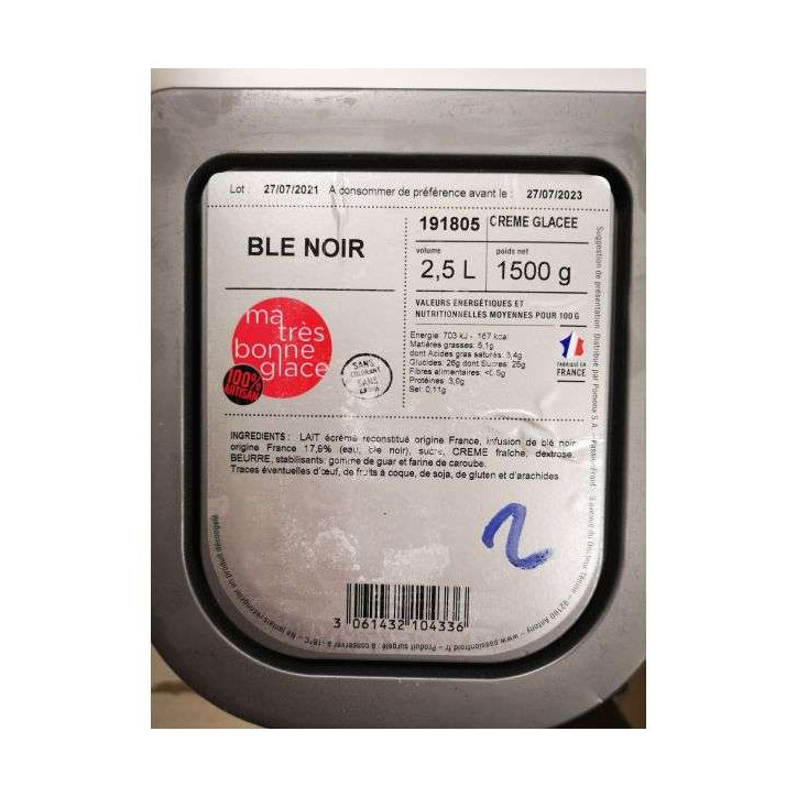 GLACE BLE NOIR 2.5 L 